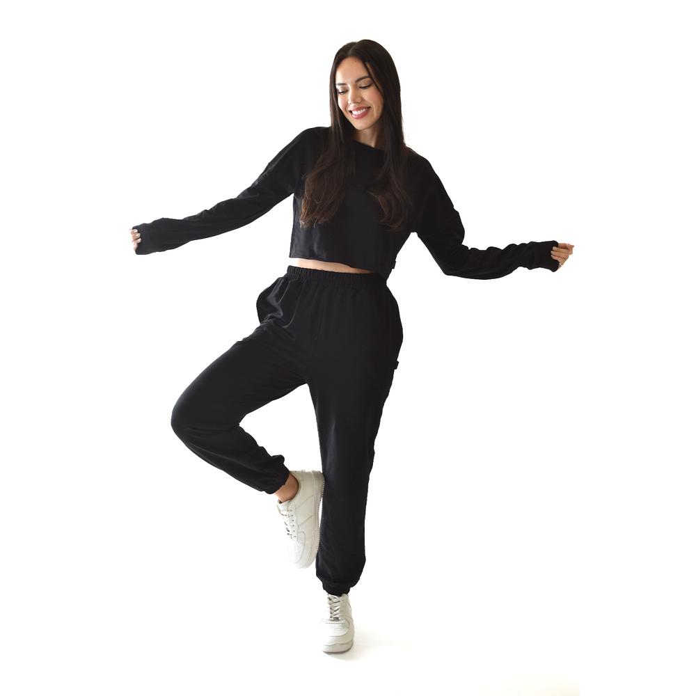 Foto 5 | Conjunto De Pants /juvenil, 0040 (negro) Negro