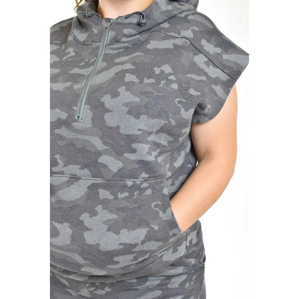 Foto 4 | Conjunto 2 Piezas Camuflaje Roman Fashion/ Tallas Extras, 1022-0960 (gris Obscuro) Gris