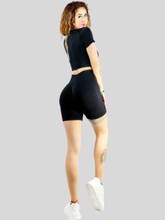 Foto 6 | Set De Dos Conjunto Deportivo De Mujer De Short Y Blusa Conj-066 Variedad De Colores Stretch Push Up