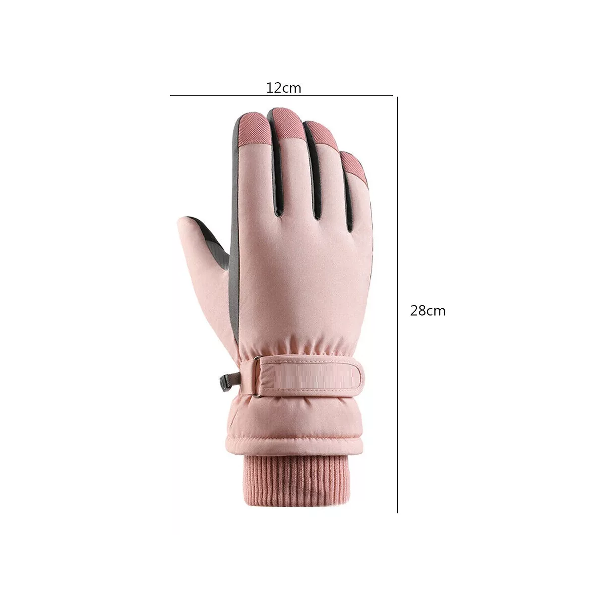 Foto 3 pulgar | Guantes Gruesos Impermeables Unitallla Eo Safe Imports Esi-16452 Rosa