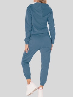 Foto 3 | Conjunto Pants y Sudadera Conj-07 Azul Claro Térmico