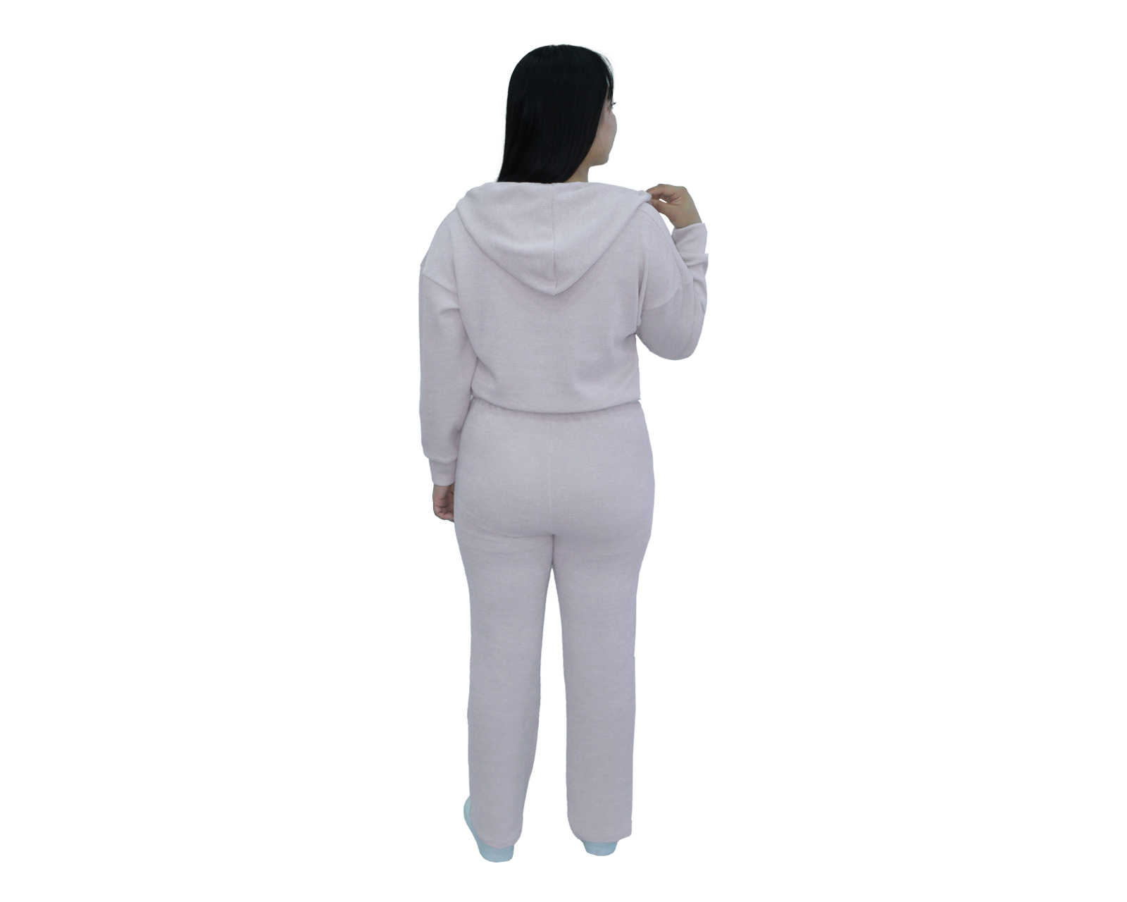 Foto 4 pulgar | Conjunto Deportivo Mujer Ocean Point Beis Sudadera Y Pantalón