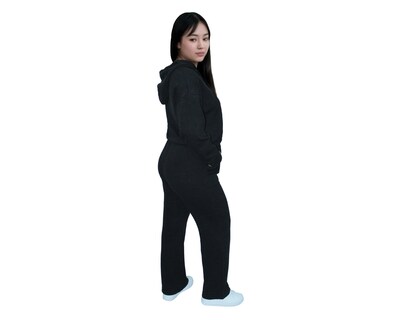 Foto 3 | Conjunto Deportivo Mujer Ocean Point Negro Sudadera Y Pantalón