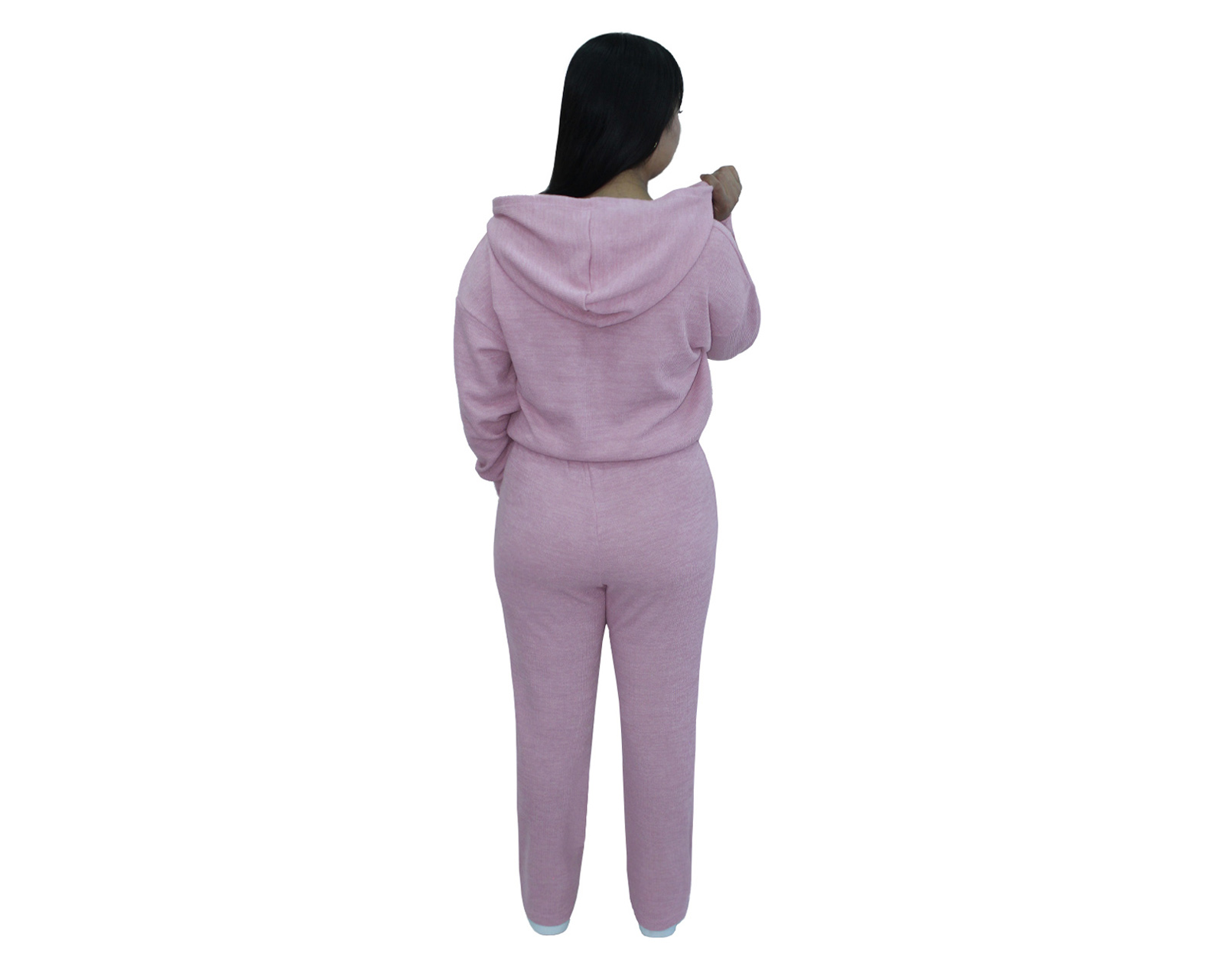 Foto 3 pulgar | Conjunto Deportivo Mujer Ocean Point Rosa Sudadera Y Pantalón