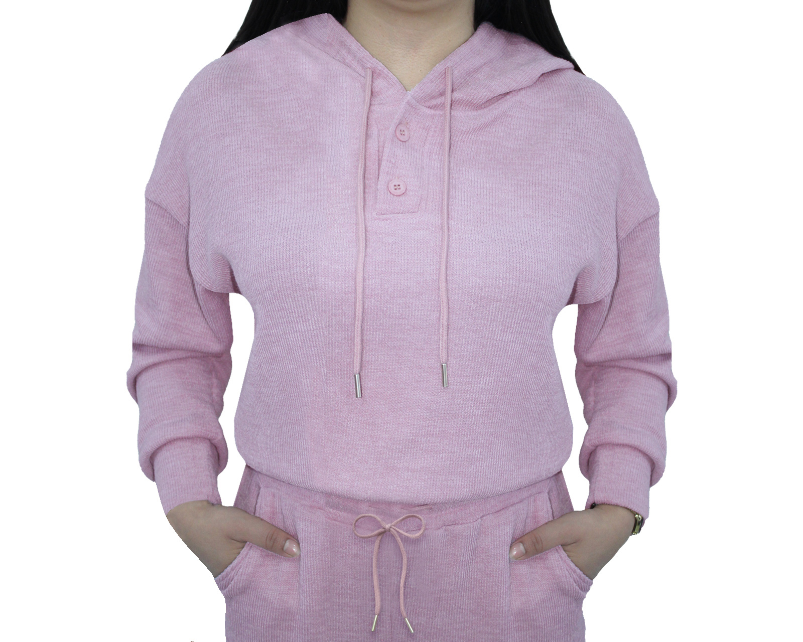 Foto 5 pulgar | Conjunto Deportivo Mujer Ocean Point Rosa Sudadera Y Pantalón