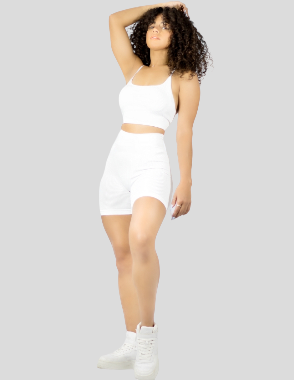 Foto 5 pulgar | Set De Dos Conjunto Deportivo Casual Mujer Short Y Blusa Stretch Conj-050 Variedad De Colores Comodidad Y Estilo