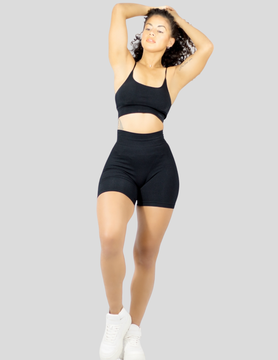 Foto 7 pulgar | Set De Dos Conjunto Deportivo Casual Mujer Short Y Blusa Stretch Conj-050 Variedad De Colores Comodidad Y Estilo