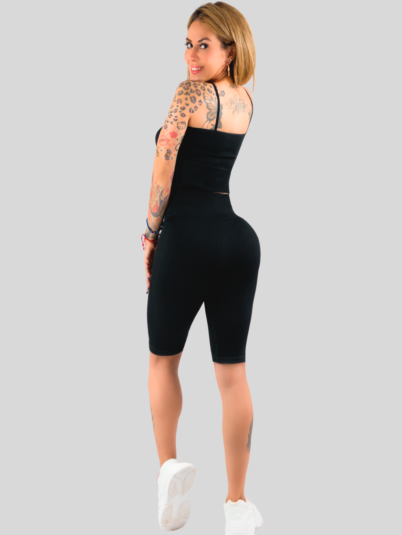 Foto 7 | Set De 2 Conjunto Deportiva Mujer Short Y Blusa Conj-069 Surtido En Color Stretch Fit Push Up