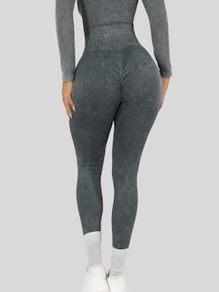 Foto 6 | Set Deportivo Mujer Gym Yoga O Casual Conj-072 Gris Oscuro Blusa Y Pants
