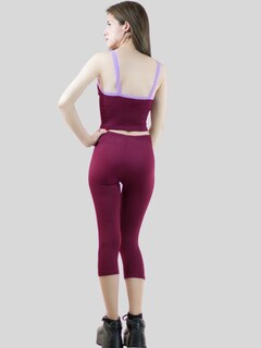 Foto 3 | Set De 2 Conjuntos Deportivos Mujer Conj-060-px2 Variedad De Colores Capri Y Top Stretch Fit