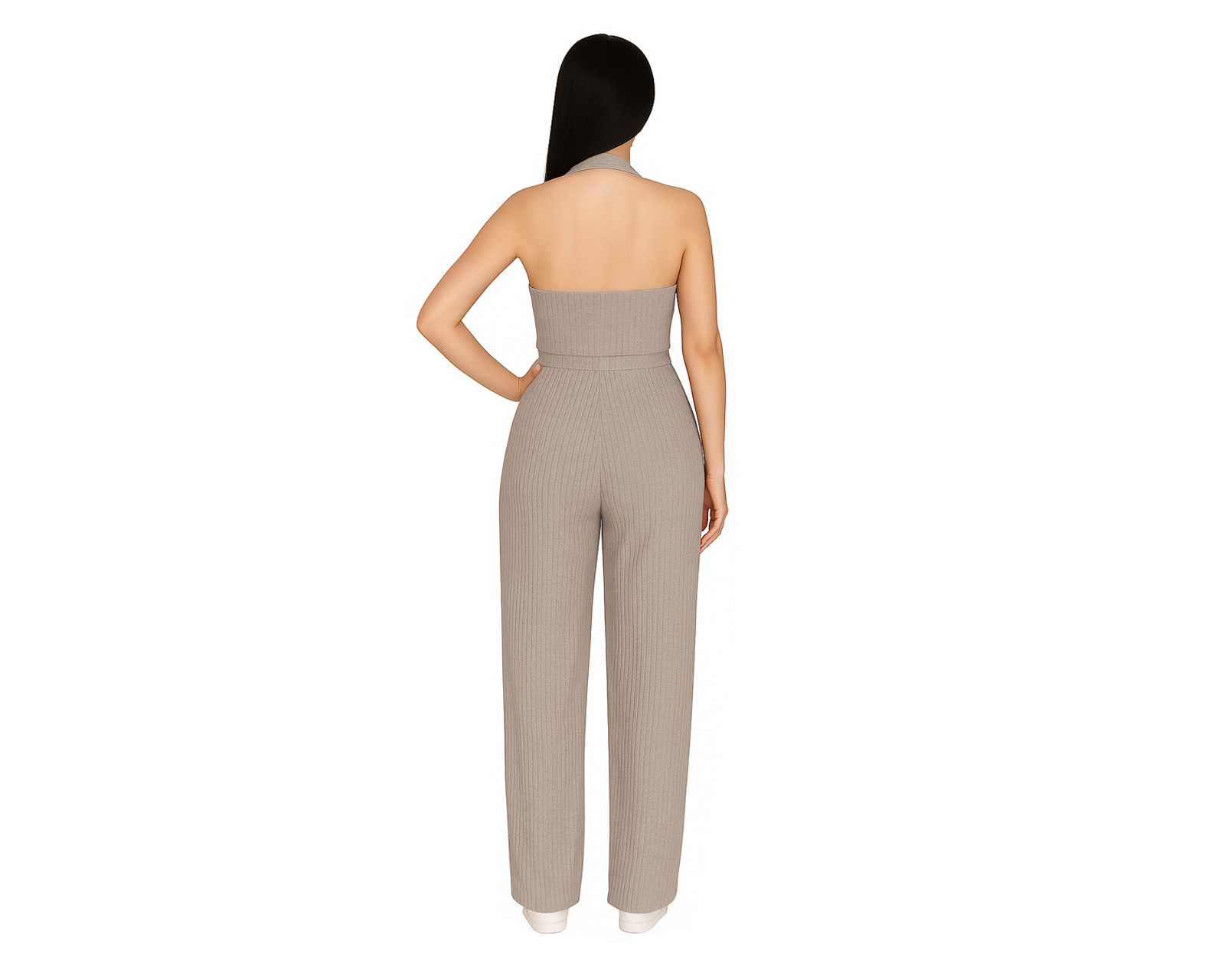 Foto 4 pulgar | Conjunto De Mujer 2 Piezas, Ocean Point Chaleco Halter, Pantalón Recto