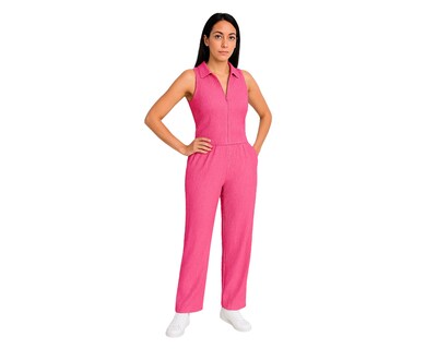 Foto 1 | Conjunto Dama 2 Piezas Ocean Point Top Con Cierre Y Pantalón Casual
