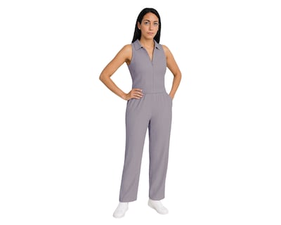 Foto 1 | Conjunto Dama 2 Piezas Ocean Point Top Con Cierre Y Pantalón Casual