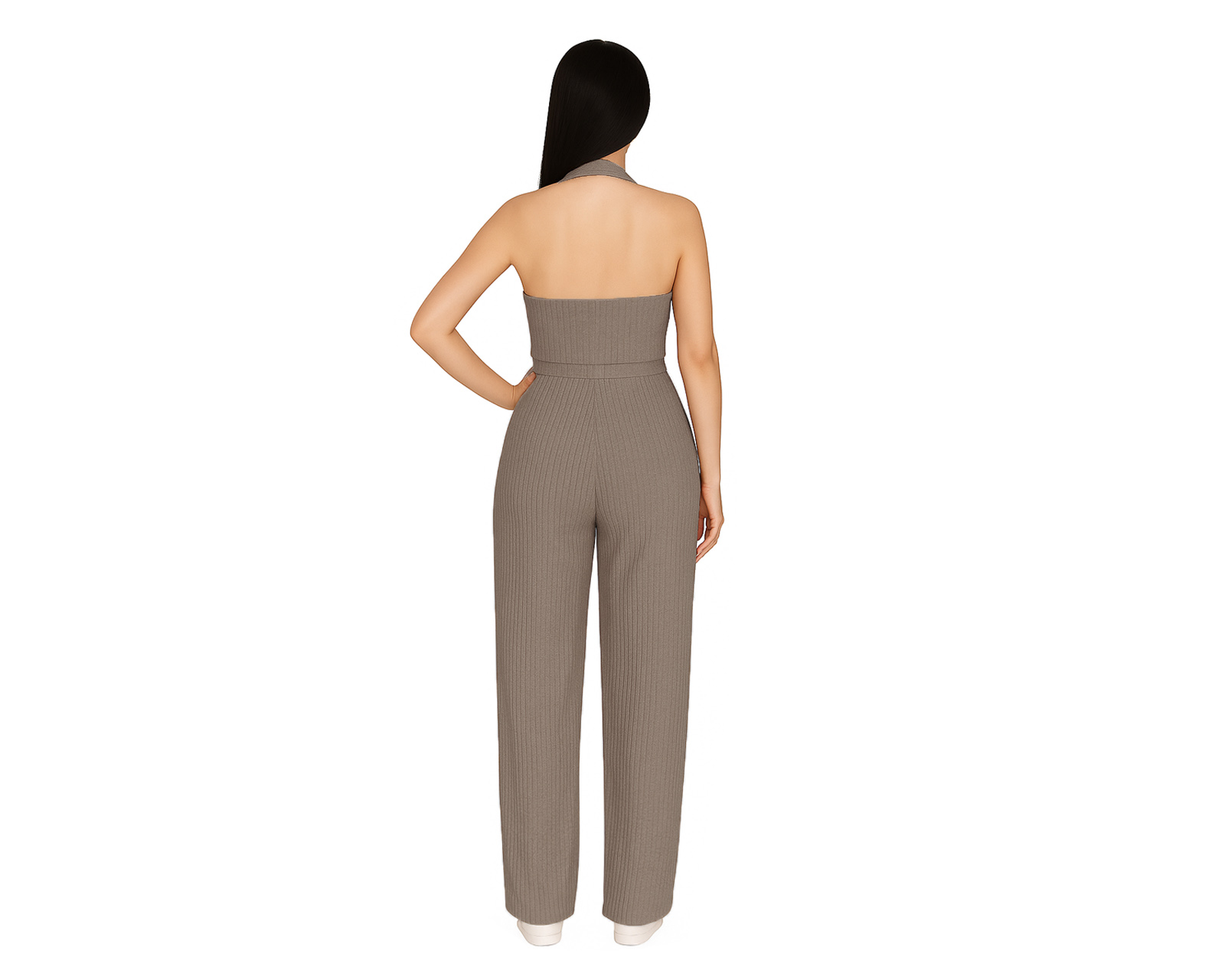 Foto 4 pulgar | Conjunto De Mujer 2 Piezas, Ocean Point Chaleco Halter, Pantalón Recto
