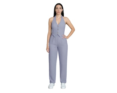 Foto 1 | Conjunto De Mujer 2 Piezas, Ocean Point Chaleco Halter, Pantalón Recto