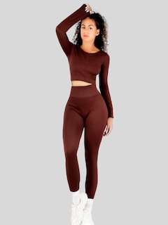 Foto 2 | Conjunto Deportivo Top y Pants para Mujer