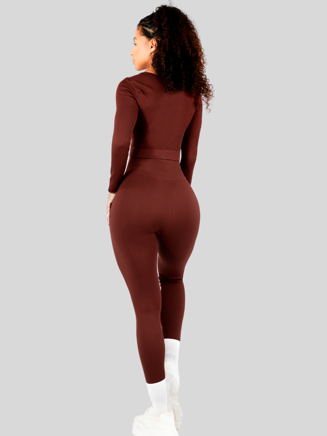 Foto 4 pulgar | Conjunto Deportivo Top y Pants para Mujer
