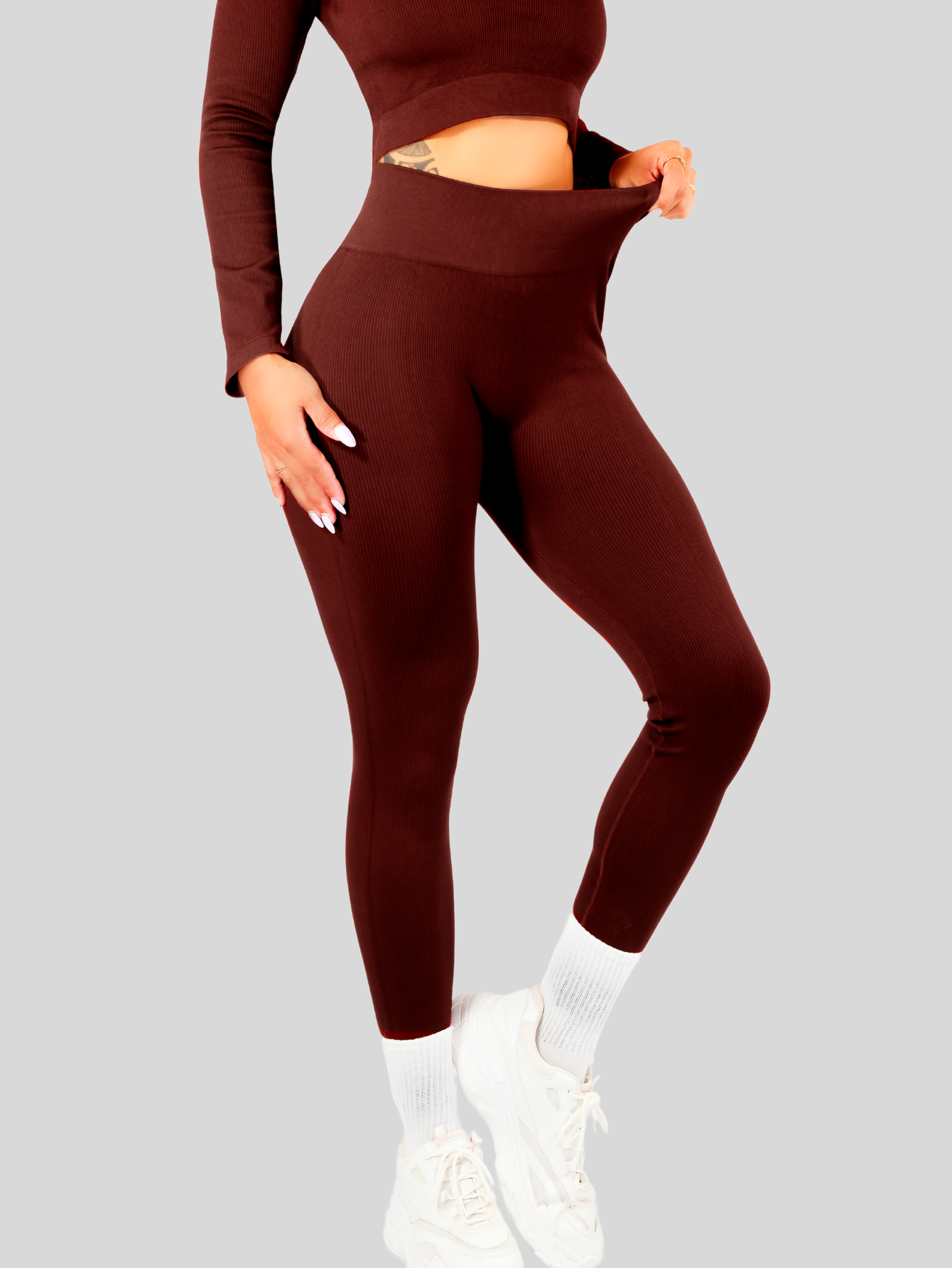 Foto 5 | Conjunto Deportivo Top y Pants para Mujer