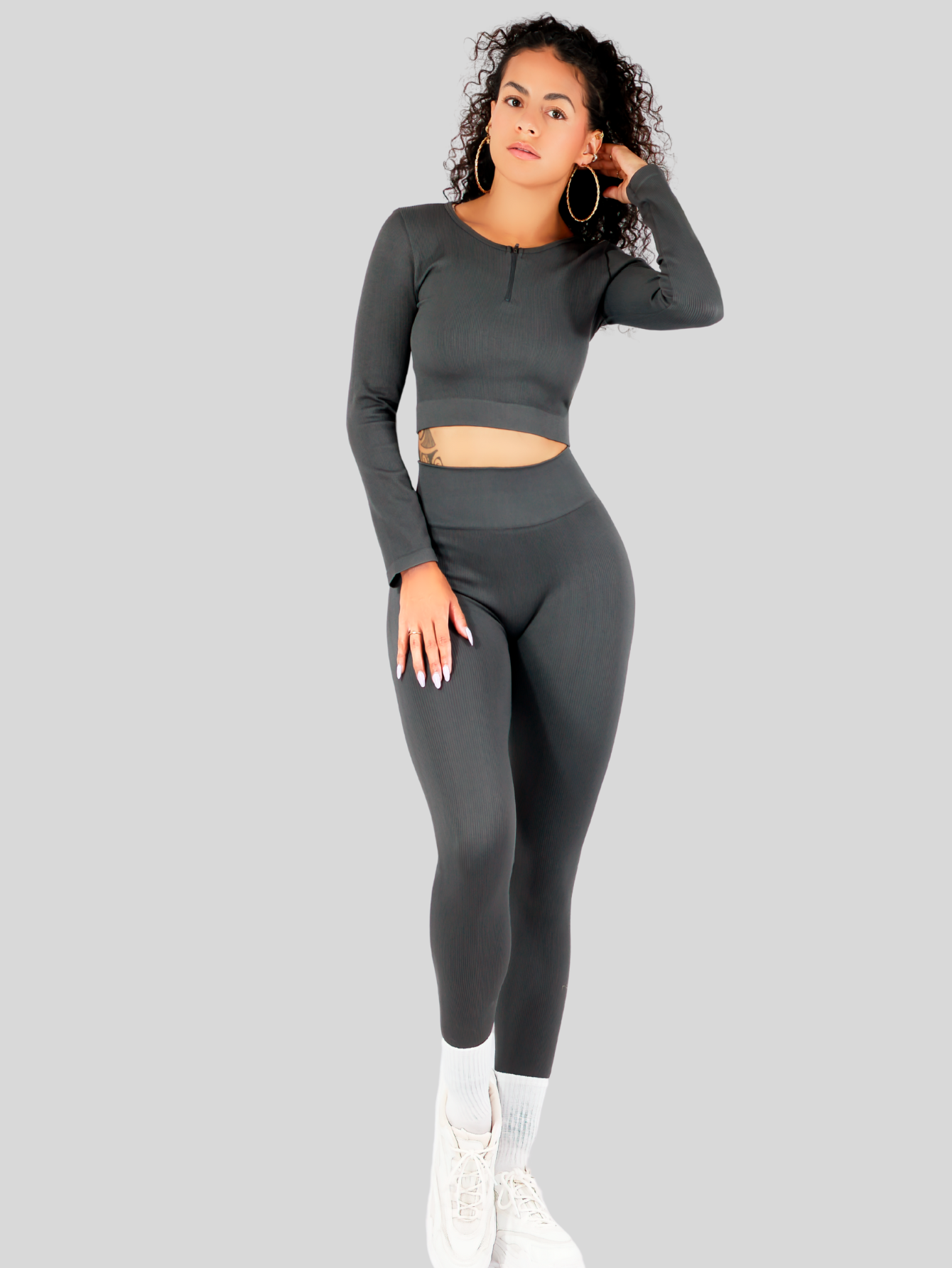 Foto 5 pulgar | Conjunto Deportivo Top y Pants para Mujer