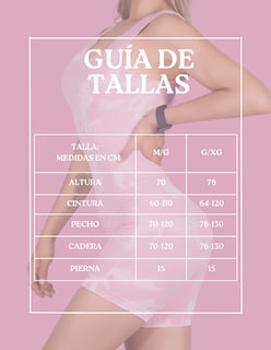 Foto 8 | Enterizo Deportivo Mujer Body Jumpsuit Conj-077 Coral Gym Fitnes Yoga