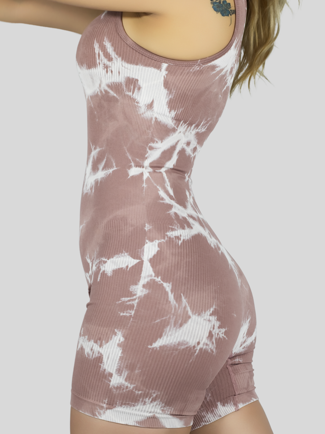 Foto 8 pulgar | Enterizo Deportivo Mujer Body Jumpsuit Conj-07 Café Gym Fitnes Yoga