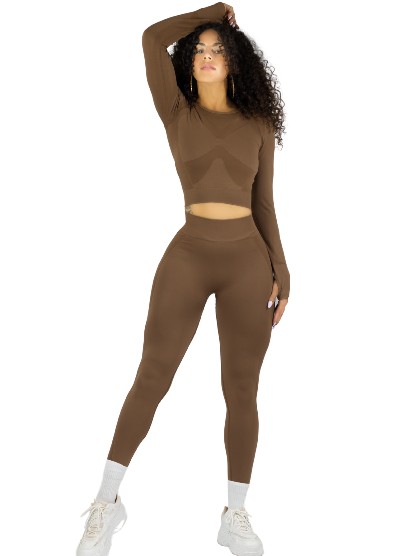 Conjunto Deportivo de Blusa y Leggins para Mujer