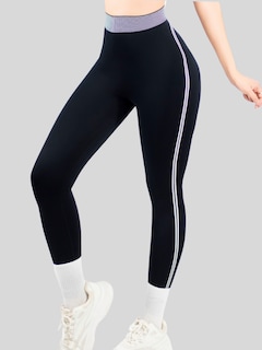 Foto 5 | Conjunto Deportivo 2 Piezas Top Y Leggings Conj-080 Negro Mujer Gym Yoga O Casual