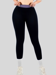 Foto 7 | Conjunto Deportivo 2 Piezas Top Y Leggings Conj-080 Negro Mujer Gym Yoga O Casual