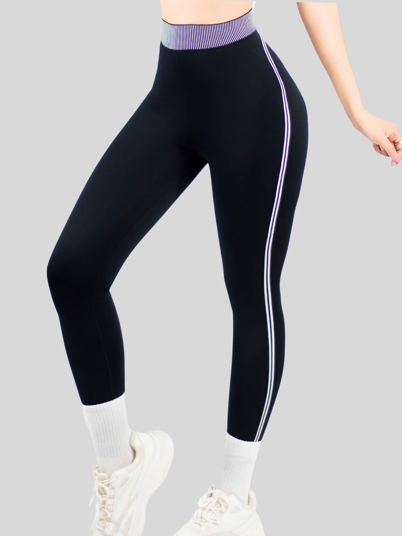 Foto 6 pulgar | Conjunto Deportivo 2 Piezas Top Y Leggings Conj-080 Negro Mujer Gym Yoga O Casual