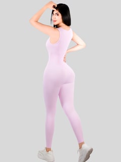 Foto 3 | Jumpsuit Deportivo Rosa para Mujer