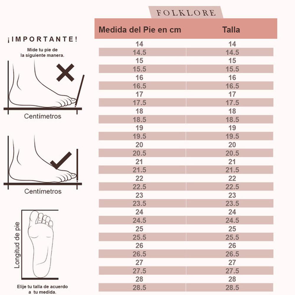 Foto 5 pulgar | Zapatilla Folklore Para Niña Y Dama Tallas 15 - 28.5 Color Blanco