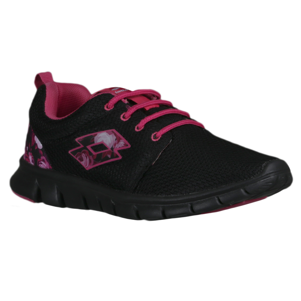 Tenis Lotto Oxigen Flowers Para Mujer Color Negro