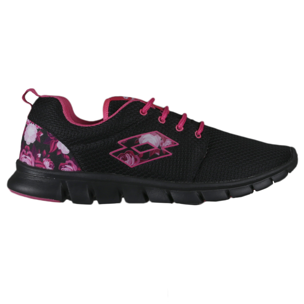 Foto 3 pulgar | Tenis Lotto Oxigen Flowers Para Mujer Color Negro
