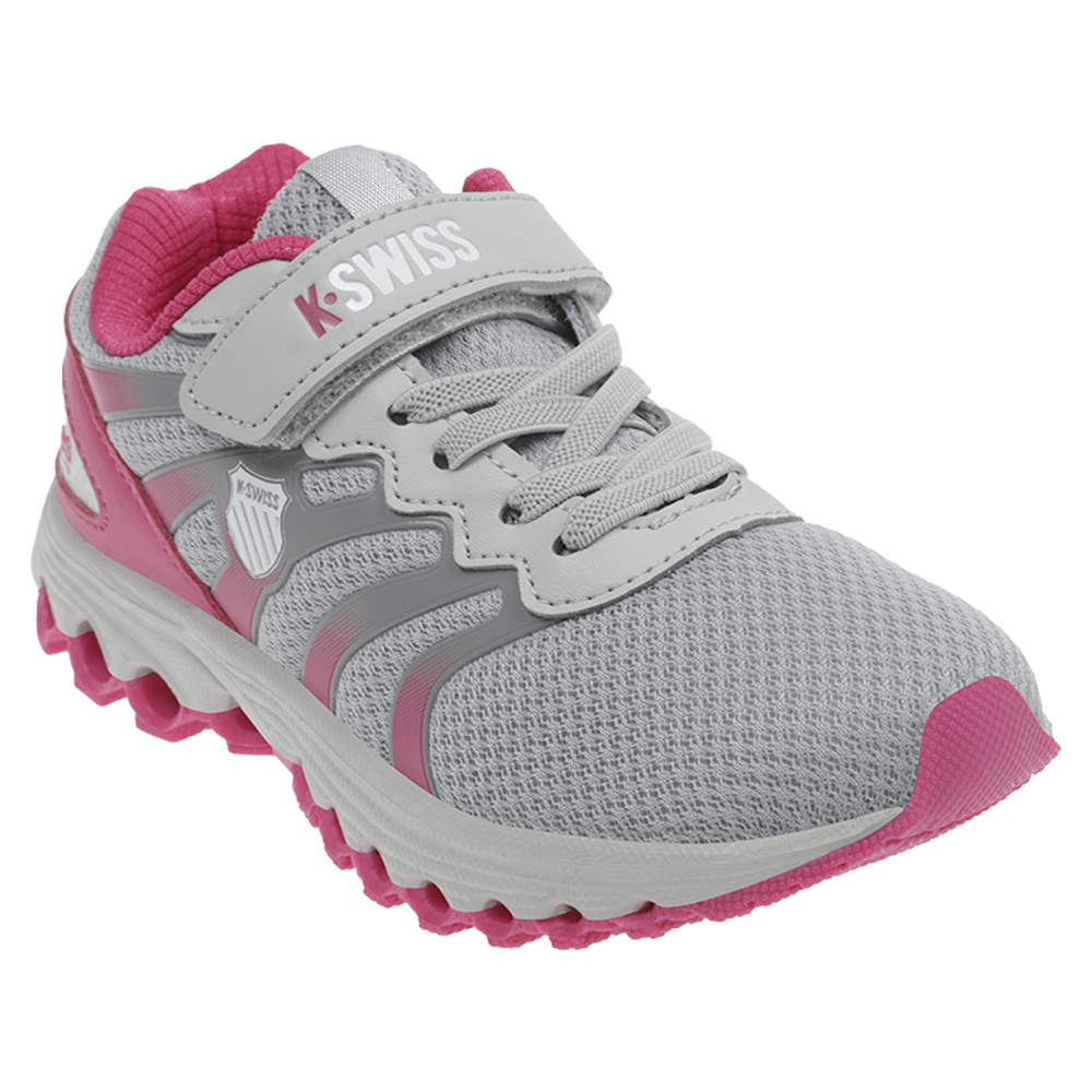 Foto 2 pulgar | Tenis K-Swiss Tubes Kids Gris para Niña