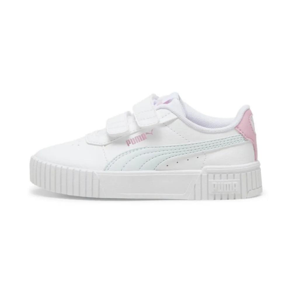 Tenis Puma Carina 2.0 V PS Blancos para Niñas