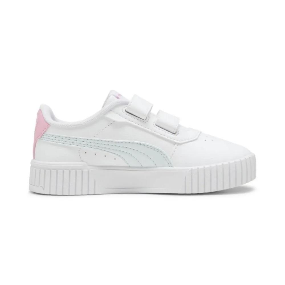 Foto 3 pulgar | Tenis Puma Carina 2.0 V PS Blancos para Niñas