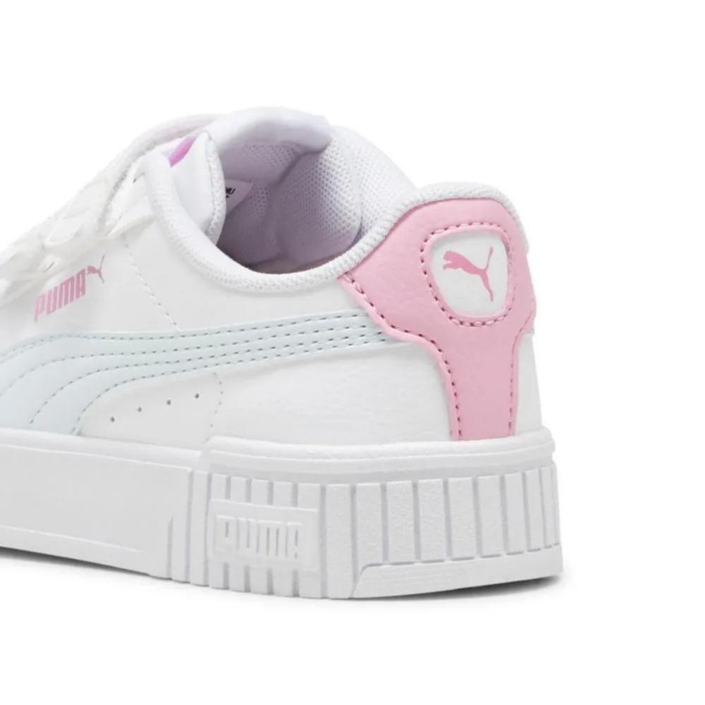 Foto 5 | Tenis Puma Carina 2.0 V PS Blancos para Niñas