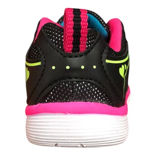 Foto 5 | Tenis Deportivo Negro/fiusha Para Niña Court