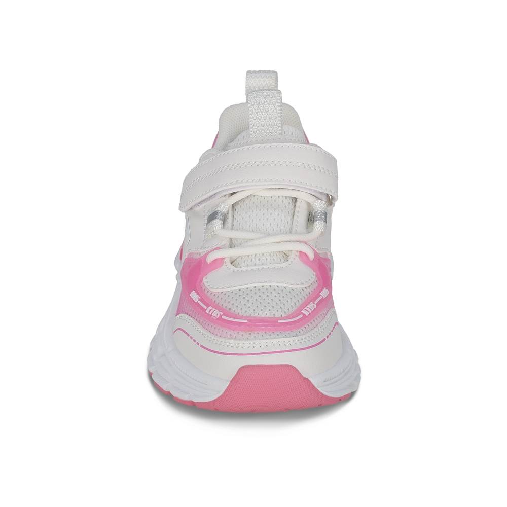 Foto 4 pulgar | Tenis Deportivos Color Rosa Para Niña Coqueta 203400-i Con Agujeta Elastica Y Velcro