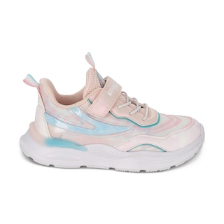 Foto 2 | Tenis Deportivos Para Niña Coqueta 203501-o Multicolor Con Agujeta Elastica Y Velcro