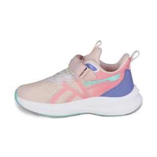 Foto 5 | Tenis Deportivos Para Niña Coqueta 203300-i Color Rosa Con Ajuste Velcro Y Agujeta Elastica
