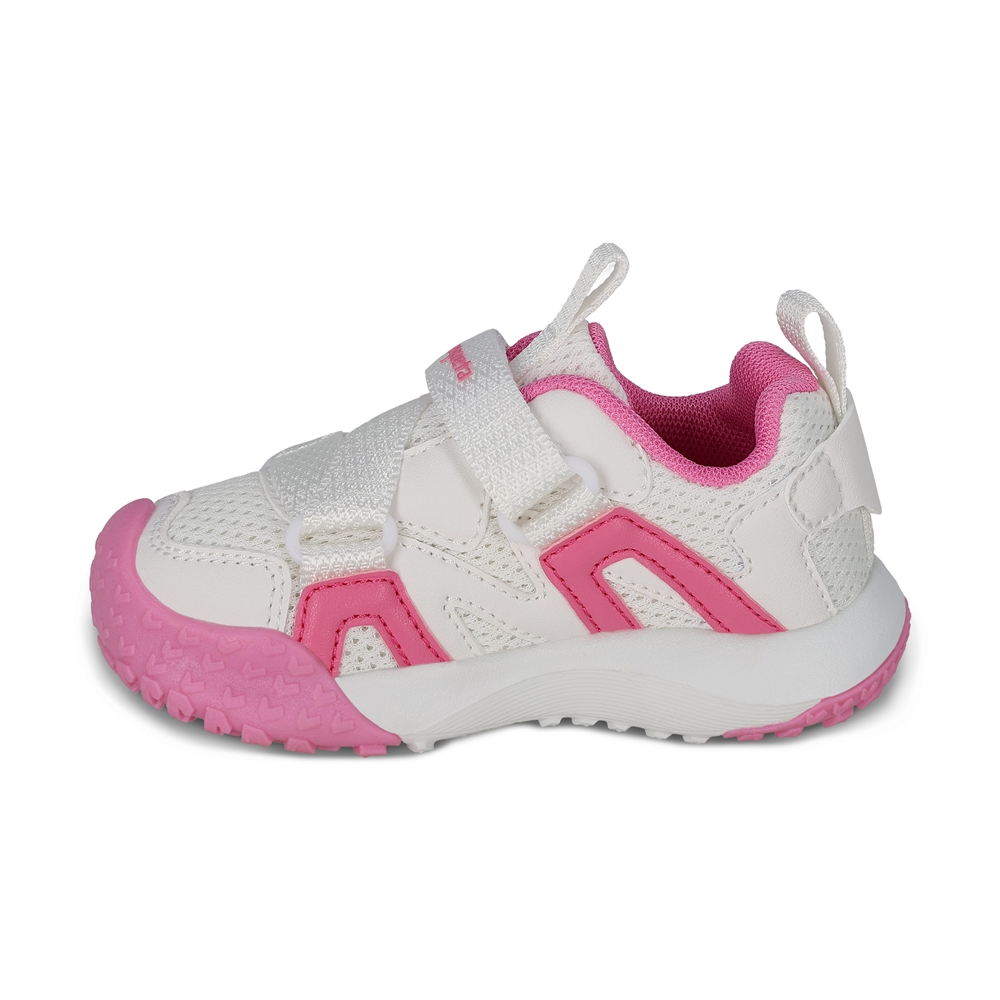 Foto 6 pulgar | Tenis Deportivos Coqueta Rosas con Detalles y Ajuste de Velcro para Niña