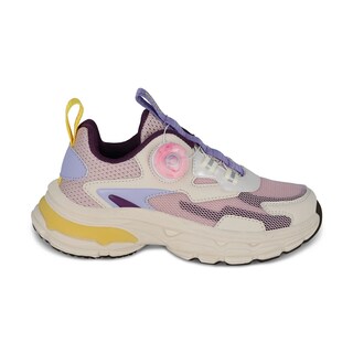 Foto 2 | Tenis Deportivos Para Niña Coqueta 203401-u Color Morado Con Ajuste Twist And Pop