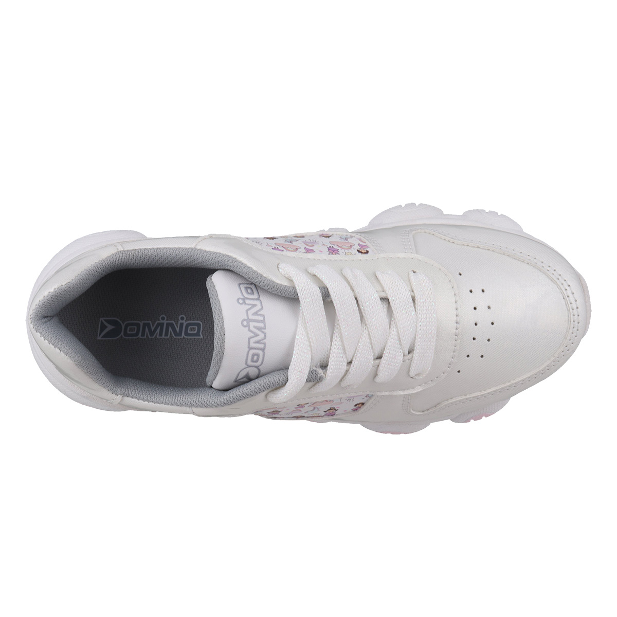 Foto 4 | Tenis Deportivos Dominiq 3601 Color Blanco Para Niña