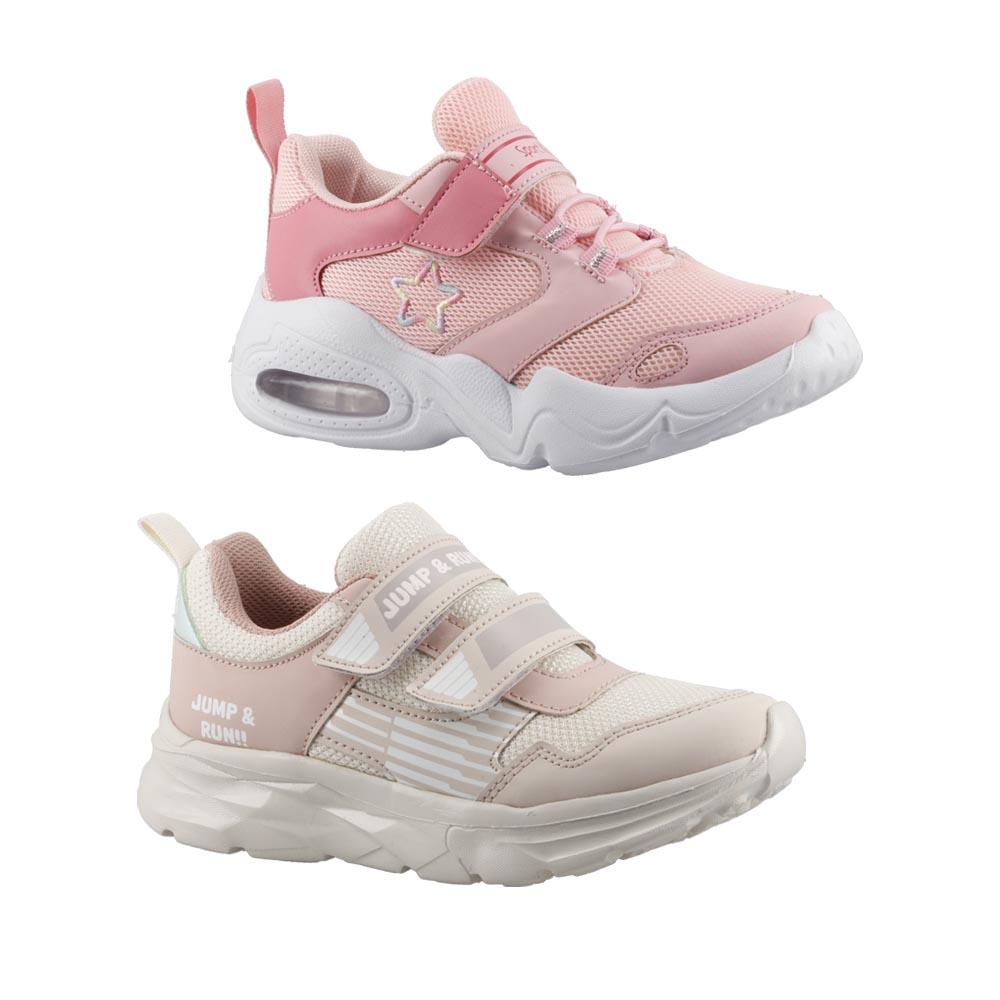 Foto 2 | Bipack Tenis Niña Sport Corvet Ajustables Clasicos Rosa