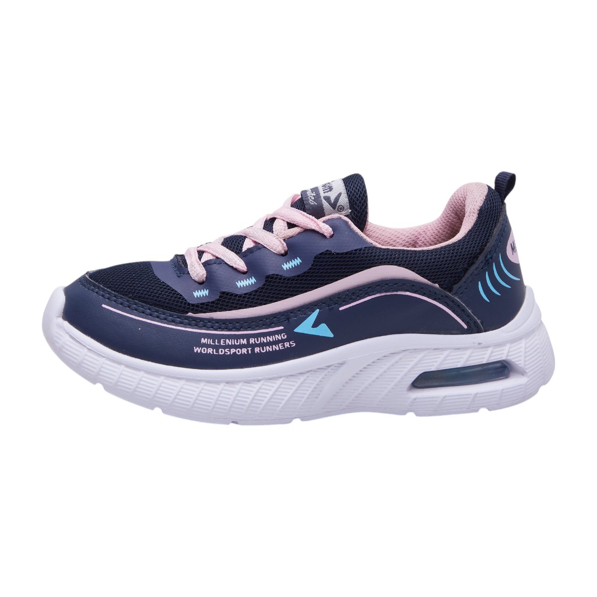 Foto 3 pulgar | Tenis Calzado Watanabe Color Azul Niñas Deportivos