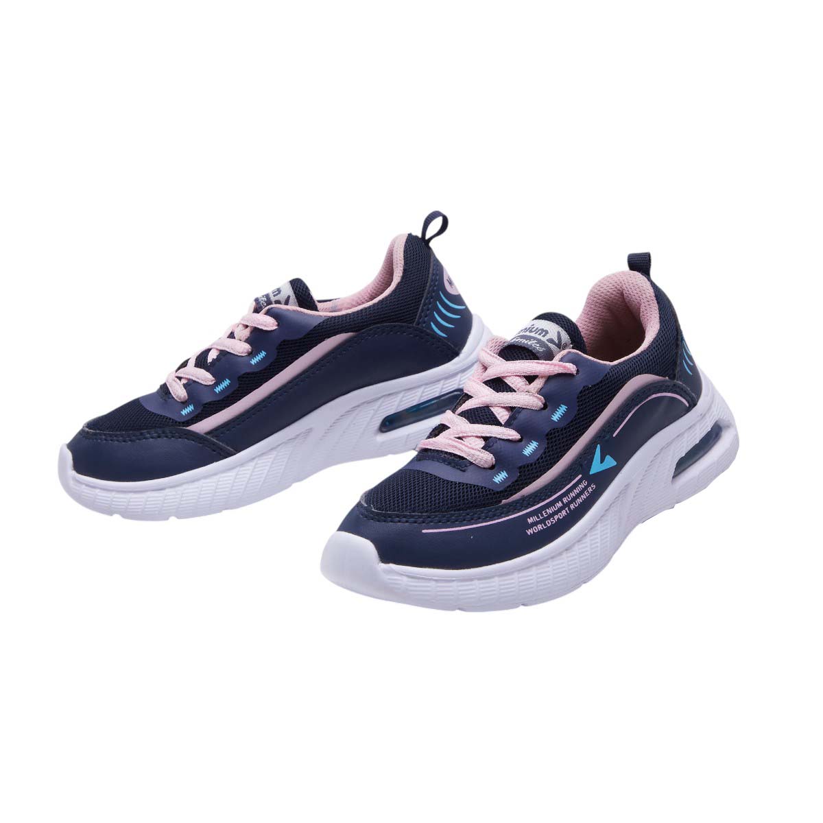 Foto 5 pulgar | Tenis Calzado Watanabe Color Azul Niñas Deportivos