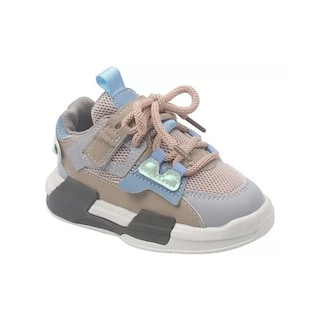Foto 1 | Tenis Infantil Denali Para Niña Y Niño Fresh Gris Casual De Calidad Suela Suave