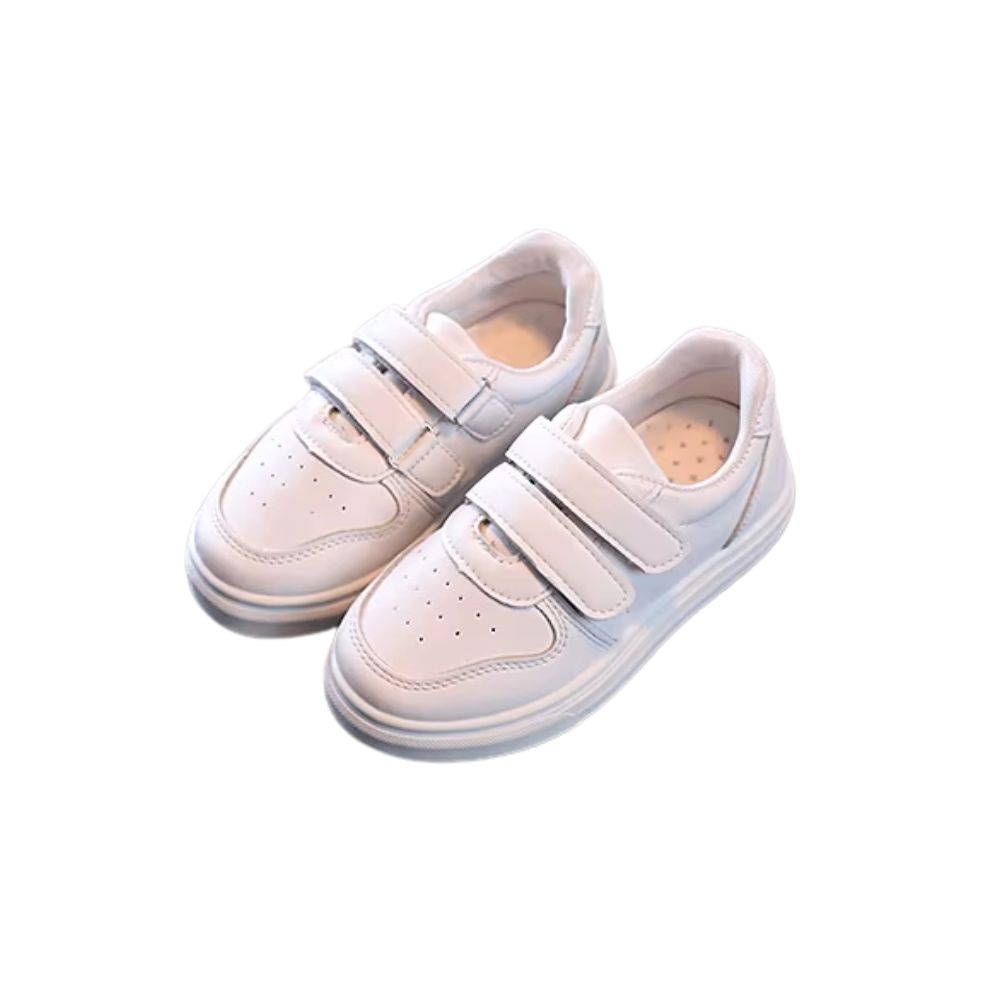 Foto 3 pulgar | Tenis Infantil Denali Classic Blanco Para Niño Y Niña Ajustable Casual De Suela Suave Antiderrapante