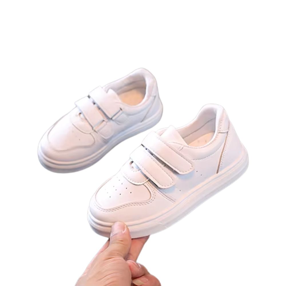 Foto 4 pulgar | Tenis Infantil Denali Classic Blanco Para Niño Y Niña Ajustable Casual De Suela Suave Antiderrapante